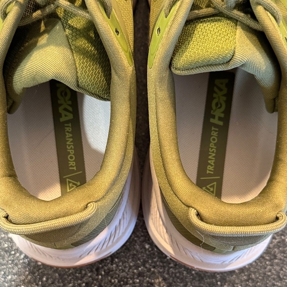 Hoka Transport Men\'s Olive Athletic Shoes - size 12